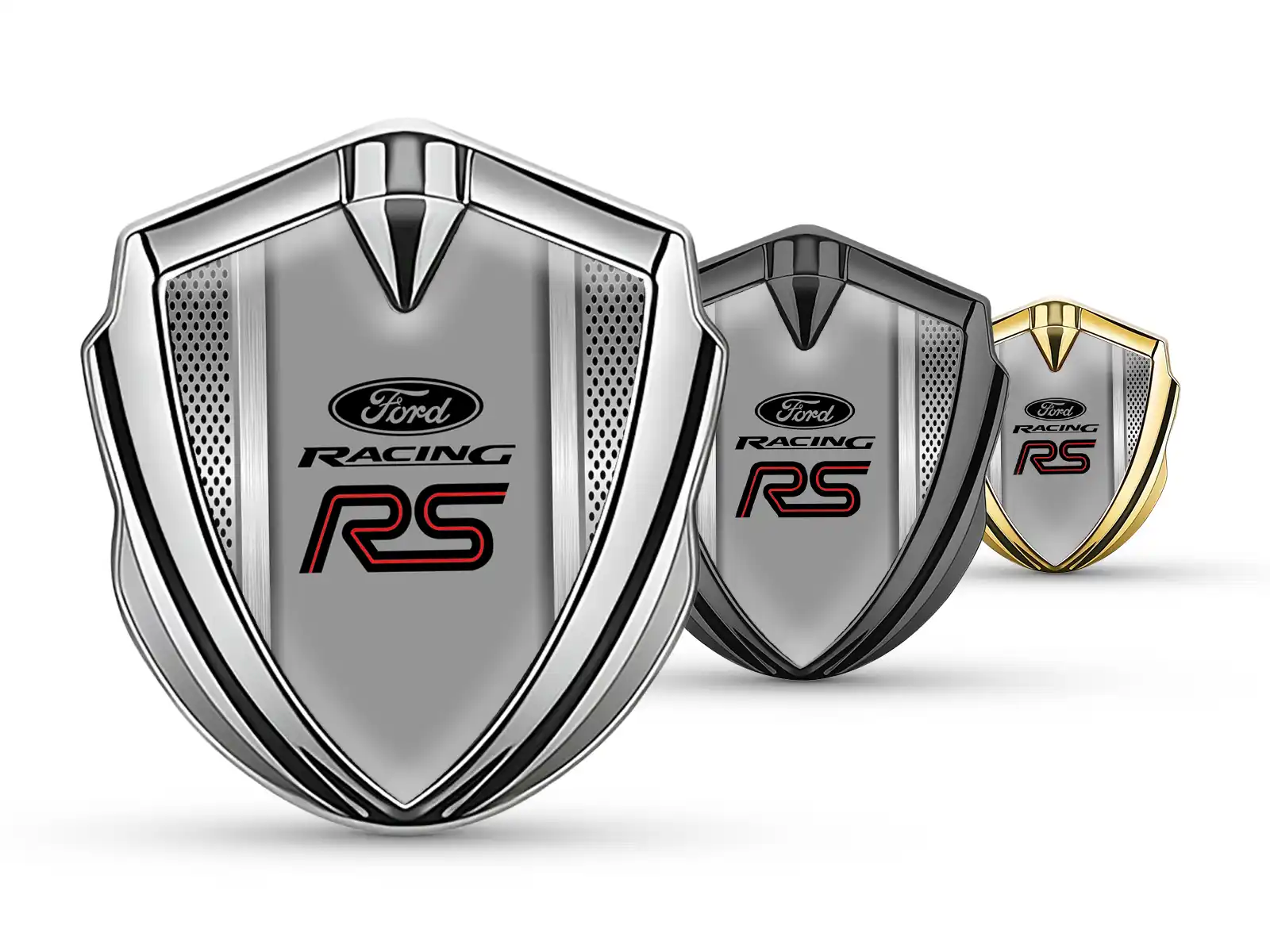 Ford Cupolato Emblema Badge Durevole Tocco Premium